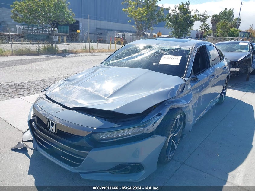 VIN 1HGCV2F36NA010806 2022 HONDA ACCORD SPORT 2.0T