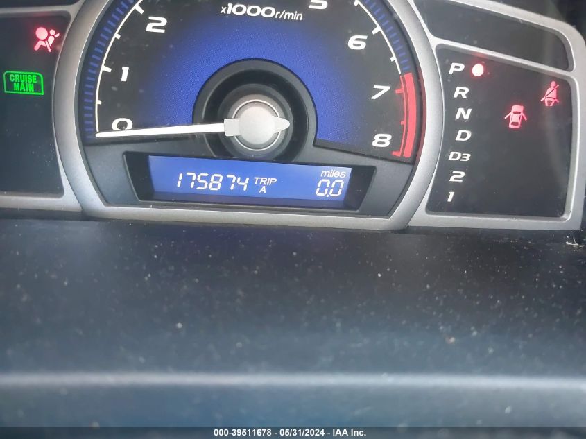 2010 Honda Civic Lx VIN: 2HGFG1B6XAH523764 Lot: 39511678