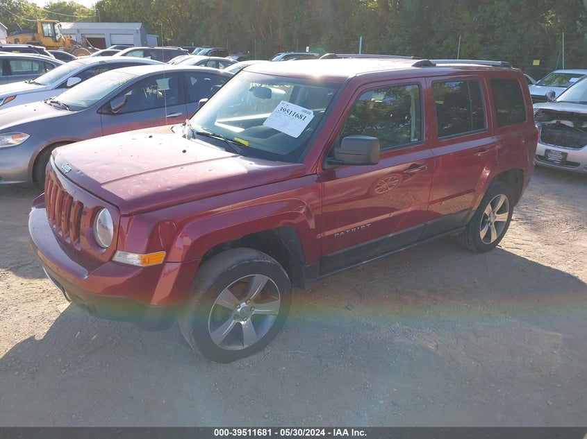 VIN 1C4NJRFB2HD196401 2017 JEEP PATRIOT HIGH ALTITUDE 4X4