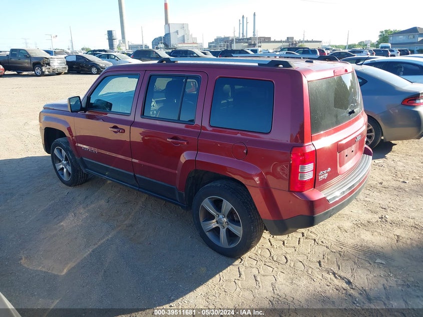 VIN 1C4NJRFB2HD196401 2017 JEEP PATRIOT HIGH ALTITUDE 4X4