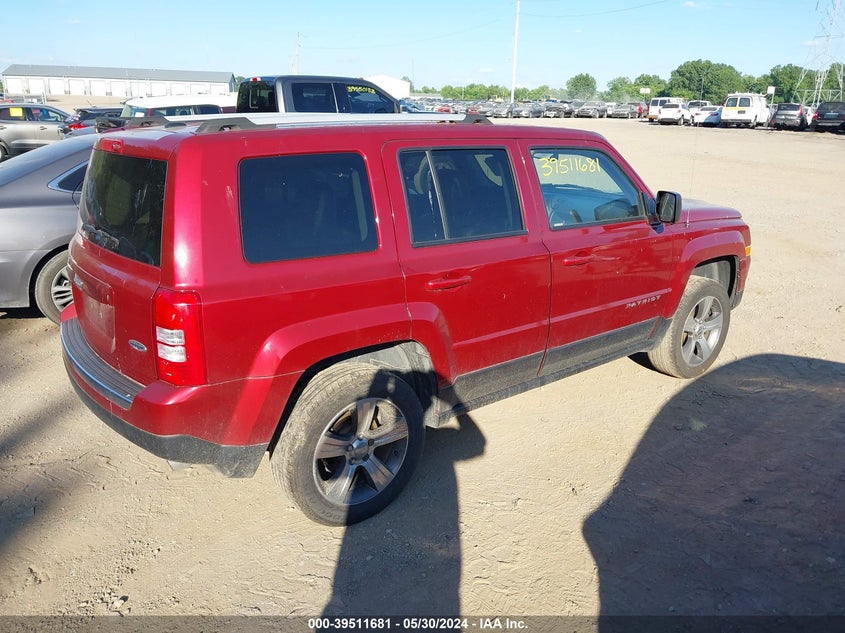 VIN 1C4NJRFB2HD196401 2017 JEEP PATRIOT HIGH ALTITUDE 4X4
