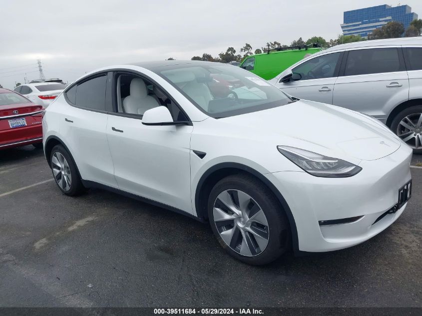 2022 TESLA MODEL Y - 7SAYGDEE4NF513712