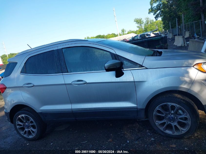 2020 Ford Ecosport Titanium VIN: MAJ6S3KL8LC328563 Lot: 39511690