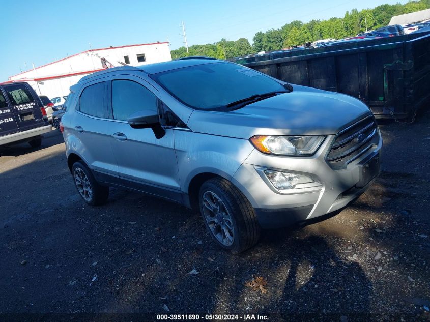 2020 Ford Ecosport Titanium VIN: MAJ6S3KL8LC328563 Lot: 39511690