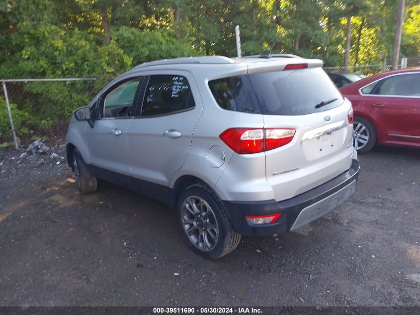 2020 Ford Ecosport Titanium VIN: MAJ6S3KL8LC328563 Lot: 39511690