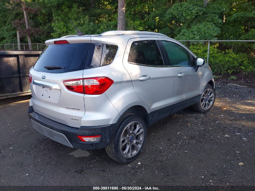 2020 Ford Ecosport Titanium VIN: MAJ6S3KL8LC328563 Lot: 39511690