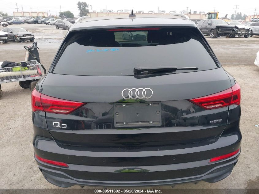 2022 Audi Q3 Premium 45 Tfsi S Line Quattro Tiptronic VIN: WA1DECF32N1051792 Lot: 39511692