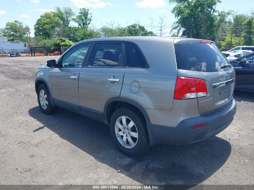 2011 Kia Sorento Lx VIN: 5XYKT3A1XBG065797 Lot: 39511694