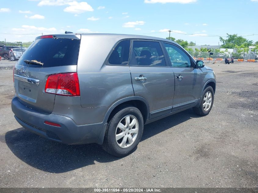 2011 Kia Sorento Lx VIN: 5XYKT3A1XBG065797 Lot: 39511694