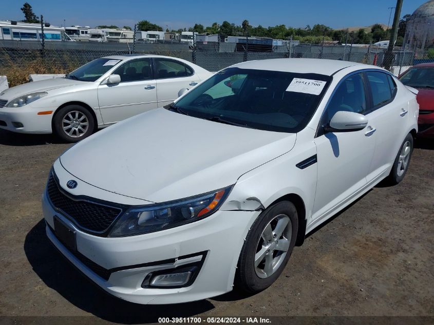 2015 Kia Optima Lx VIN: KNAGM4A77F5598540 Lot: 39511700