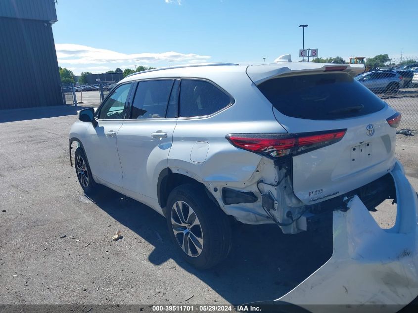 2021 Toyota Highlander Xle VIN: 5TDGZRBH9MS068649 Lot: 39511701