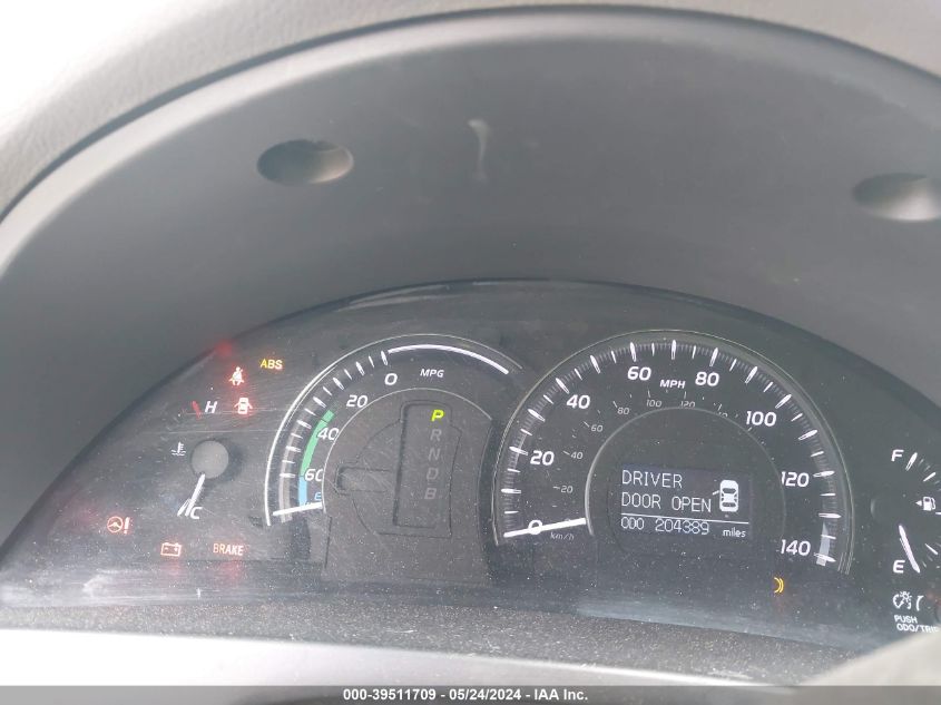 2010 Toyota Camry Hybrid VIN: 4T1BB3EK6AU119384 Lot: 39511709