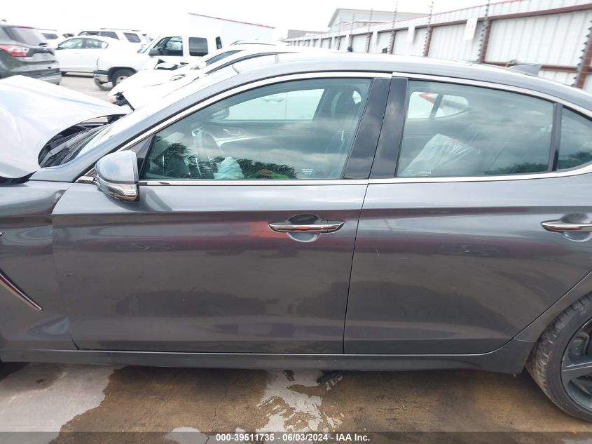 2020 Genesis G70 2.0T Rwd VIN: KMTG44LA0LU055576 Lot: 39511735