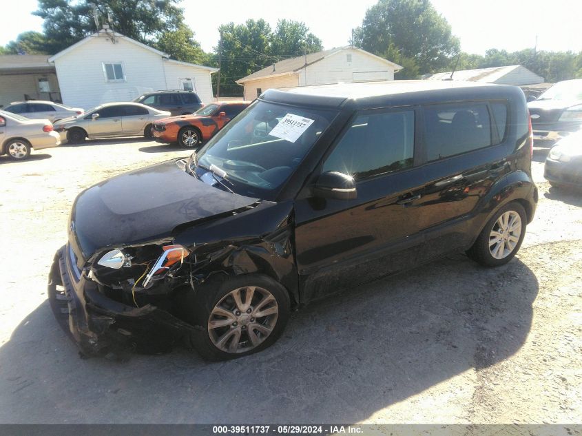 2012 Kia Soul + VIN: KNDJT2A63C7747811 Lot: 39511737