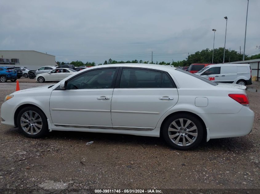 2011 Toyota Avalon Limited VIN: 4T1BK3DB7BU431751 Lot: 39511745