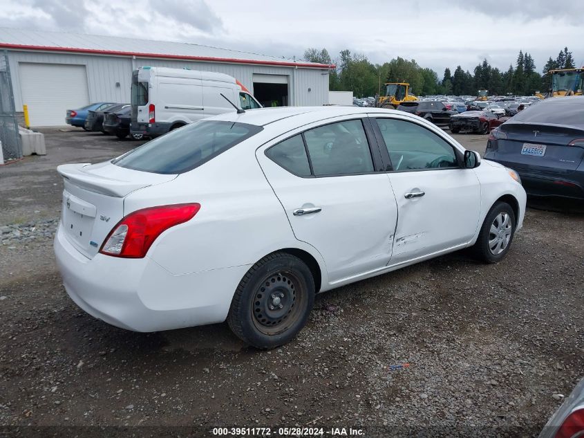 2014 Nissan Versa 1.6 Sv VIN: 3N1CN7AP6EK457160 Lot: 39511772