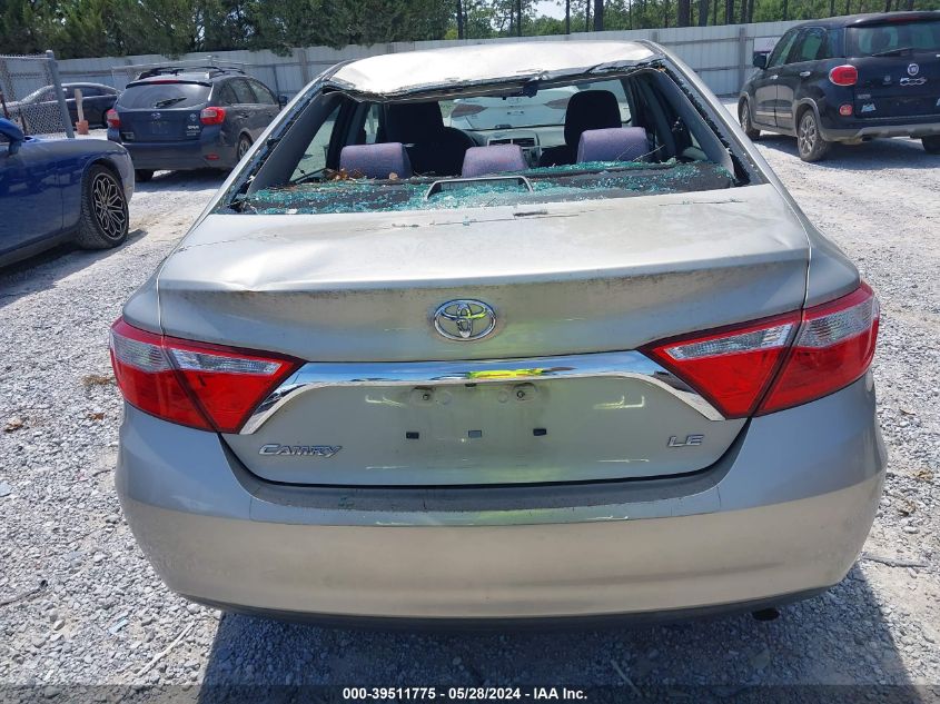 2015 Toyota Camry Le VIN: 4T4BF1FK2FR472077 Lot: 39511775