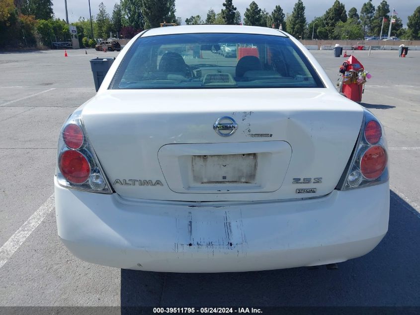 2006 Nissan Altima 2.5 S VIN: 1N4AL11D86C237044 Lot: 39511795