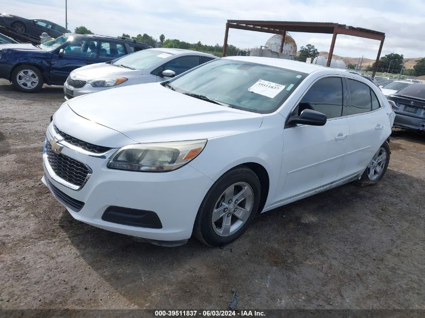 2015 Chevrolet Malibu Ls VIN: 1G11B5SLXFF221851 Lot: 39511837