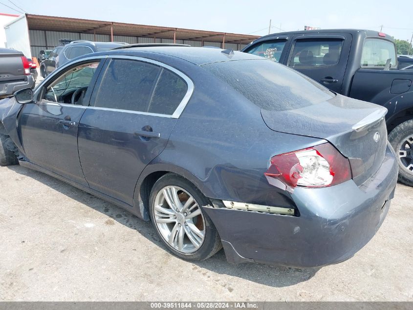 2011 Infiniti G37X VIN: JN1CV6AR0BM356350 Lot: 39511844