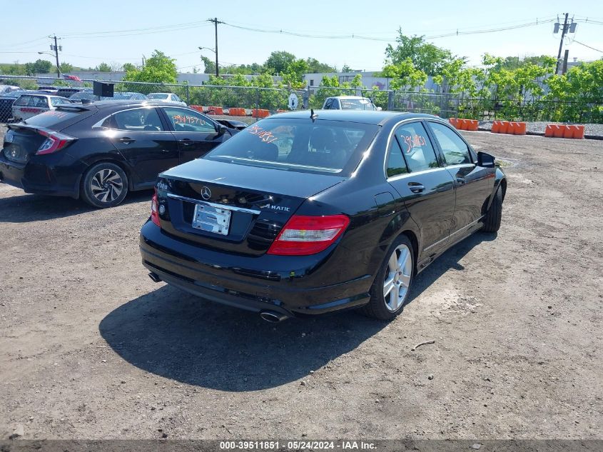 2011 Mercedes-Benz C 300 Luxury 4Matic/Sport 4Matic VIN: WDDGF8BB4BR177133 Lot: 39511851