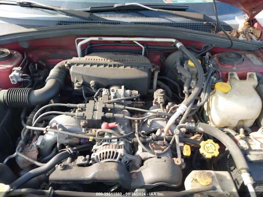 2004 Subaru Forester 2.5X VIN: JF1SG63654H748795 Lot: 39511860