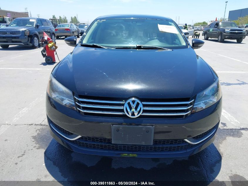 2012 Volkswagen Passat 2.5L Se VIN: 1VWBP7A3XCC089050 Lot: 39511863