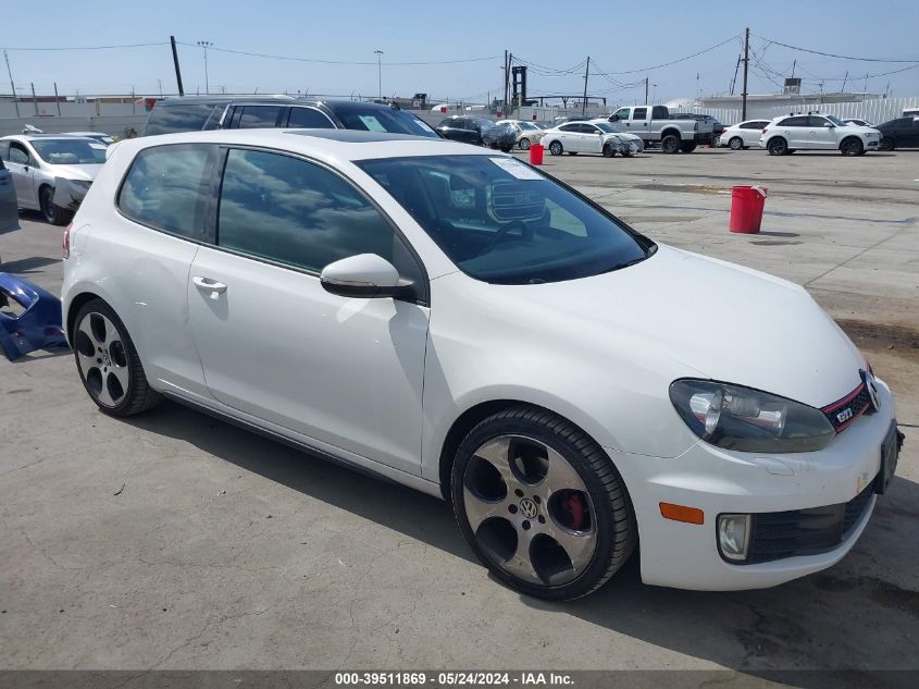 2010 Volkswagen Gti 2-Door VIN: WVWFD7AJ6AW215864 Lot: 39511869