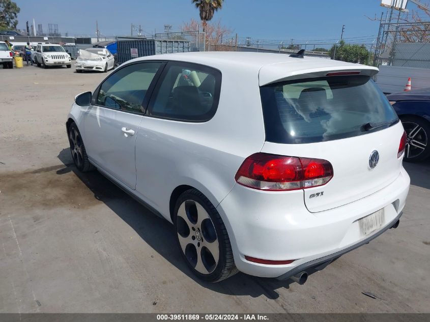 2010 Volkswagen Gti 2-Door VIN: WVWFD7AJ6AW215864 Lot: 39511869