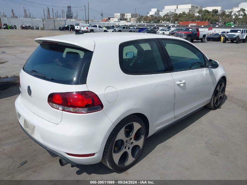 2010 Volkswagen Gti 2-Door VIN: WVWFD7AJ6AW215864 Lot: 39511869