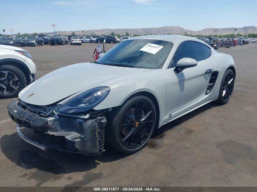 2019 Porsche 718 Cayman VIN: WP0AA2A89KS261264 Lot: 39511877