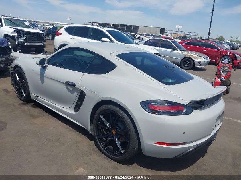 2019 Porsche 718 Cayman VIN: WP0AA2A89KS261264 Lot: 39511877