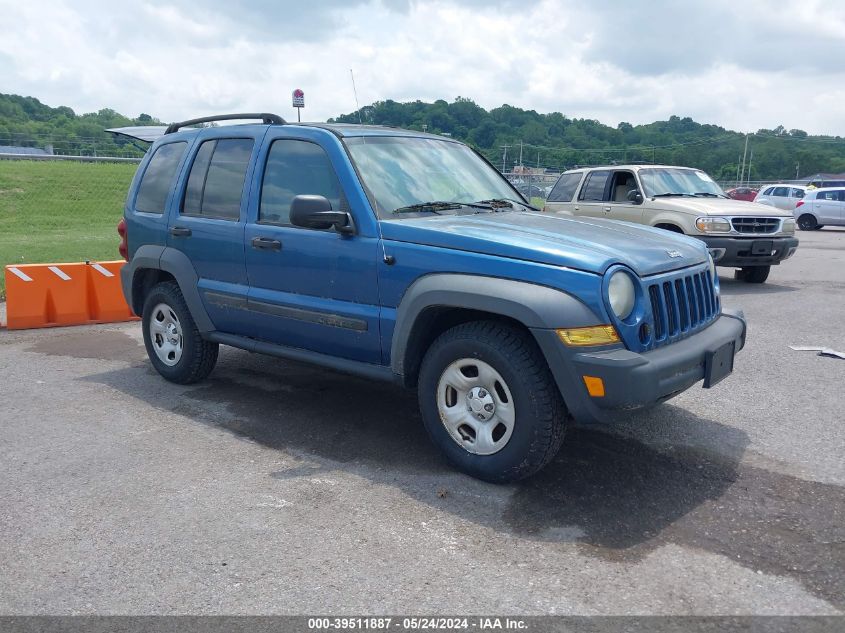 2006 Jeep Liberty Sport VIN: 1J4GL48K26W265151 Lot: 39511887