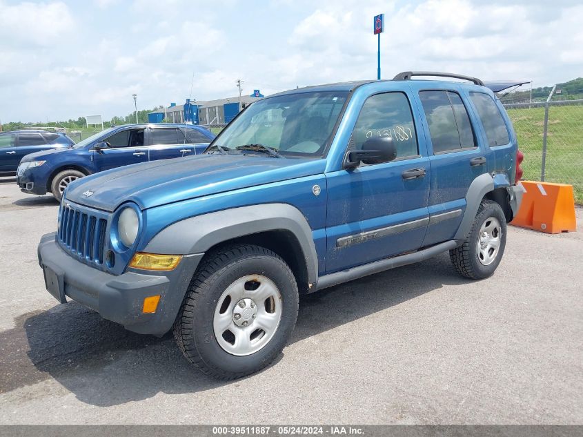 2006 Jeep Liberty Sport VIN: 1J4GL48K26W265151 Lot: 39511887