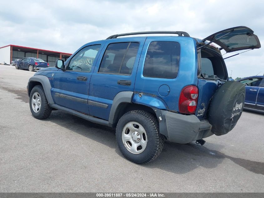 2006 Jeep Liberty Sport VIN: 1J4GL48K26W265151 Lot: 39511887