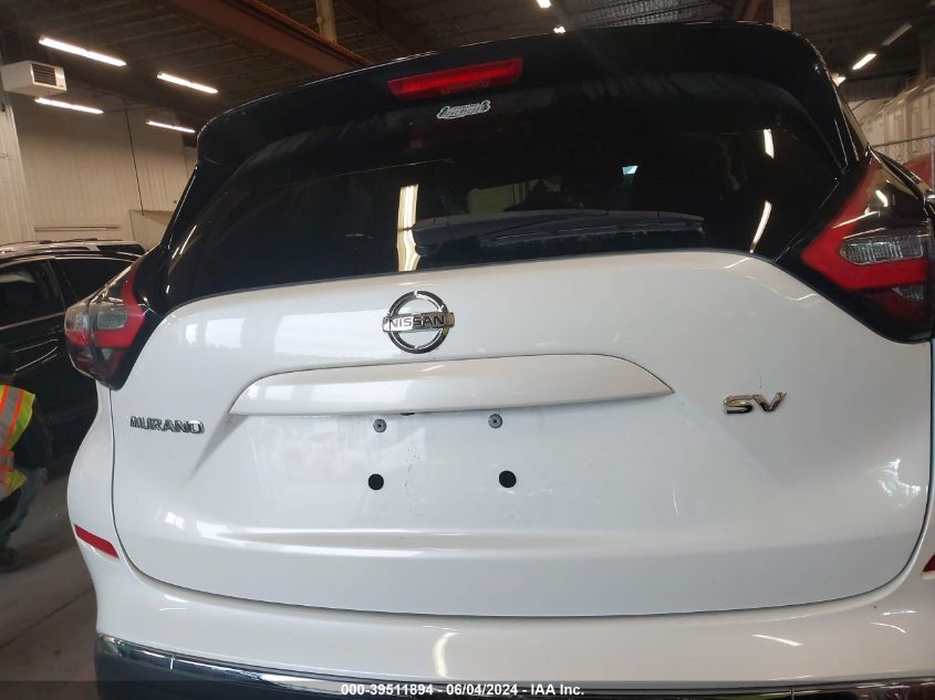 2021 Nissan Murano Sv Fwd VIN: 5N1AZ2BJ3MC112948 Lot: 39511894