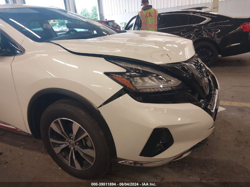 2021 Nissan Murano Sv Fwd VIN: 5N1AZ2BJ3MC112948 Lot: 39511894