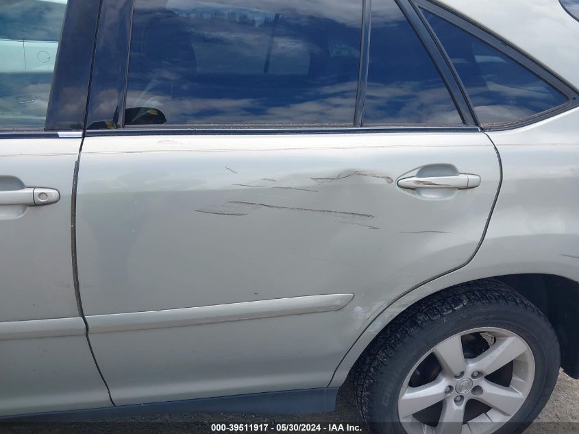 2004 Lexus Rx 330 VIN: JTJHA31U240036696 Lot: 39511917