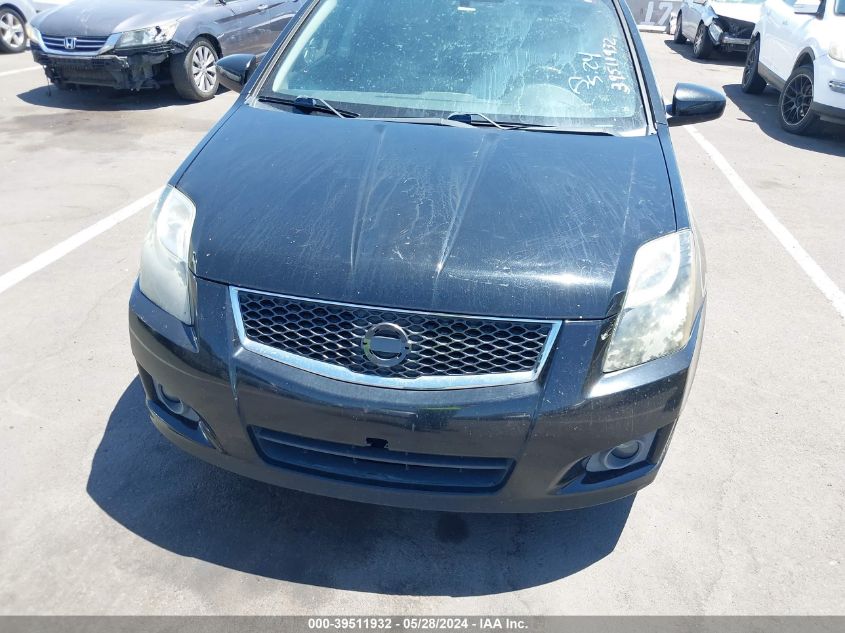 2012 Nissan Sentra 2.0 Sr VIN: 3N1AB6AP5CL693087 Lot: 39511932