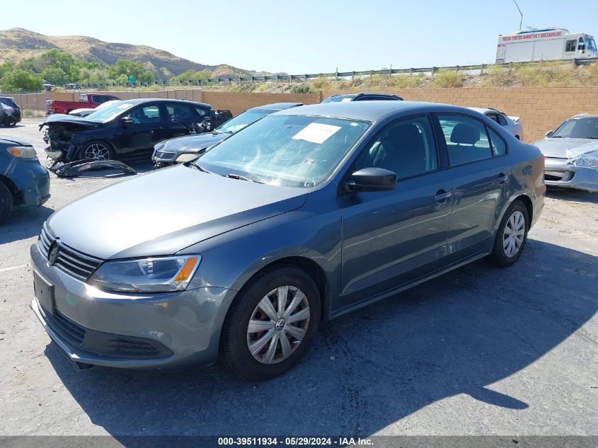 2014 Volkswagen Jetta 2.0L S VIN: 3VW2K7AJXEM333830 Lot: 39511934