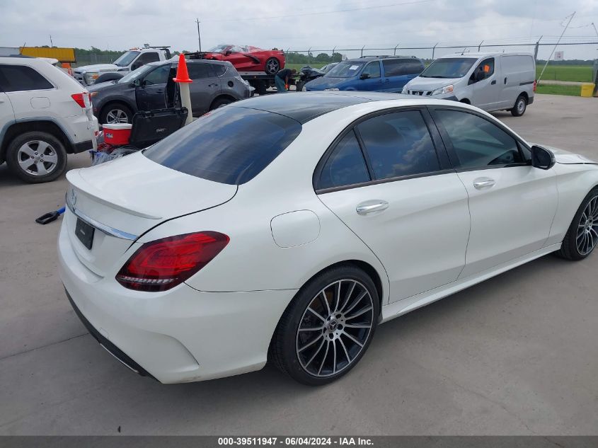 2019 Mercedes-Benz C 300 VIN: 55SWF8DB6KU309574 Lot: 39511947