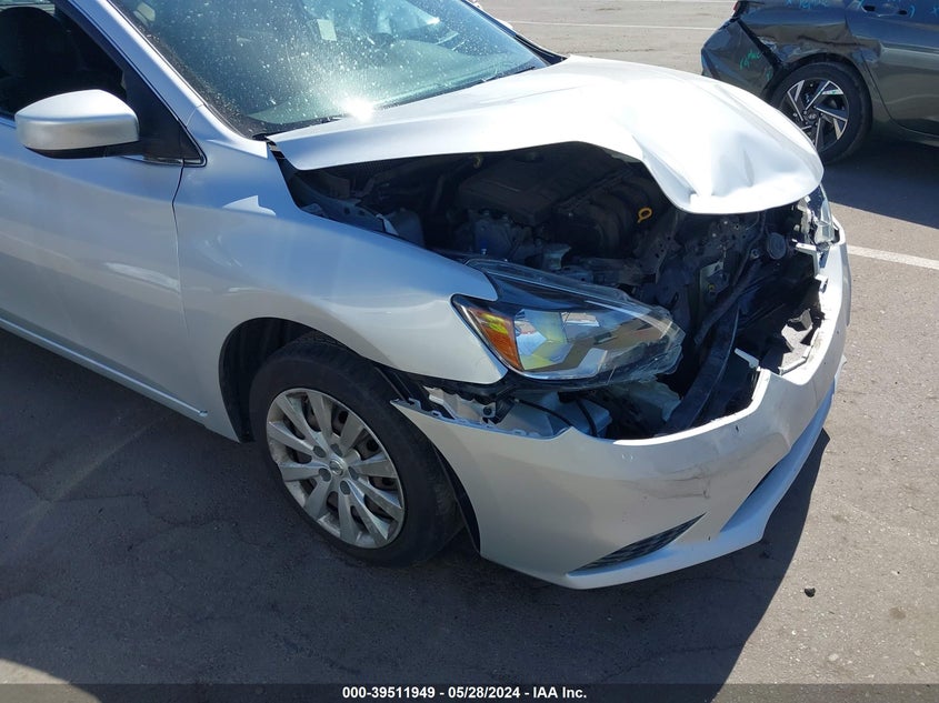 2017 Nissan Sentra Sv VIN: 3N1AB7AP8HL694117 Lot: 39511949