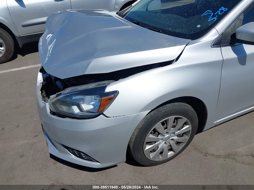 2017 Nissan Sentra Sv VIN: 3N1AB7AP8HL694117 Lot: 39511949