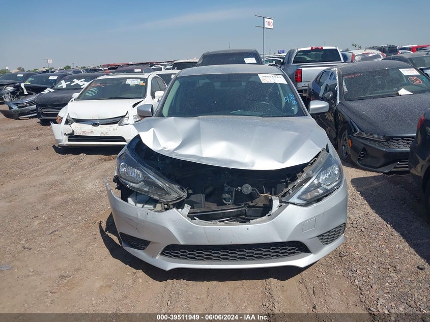 2017 Nissan Sentra Sv VIN: 3N1AB7AP8HL694117 Lot: 39511949