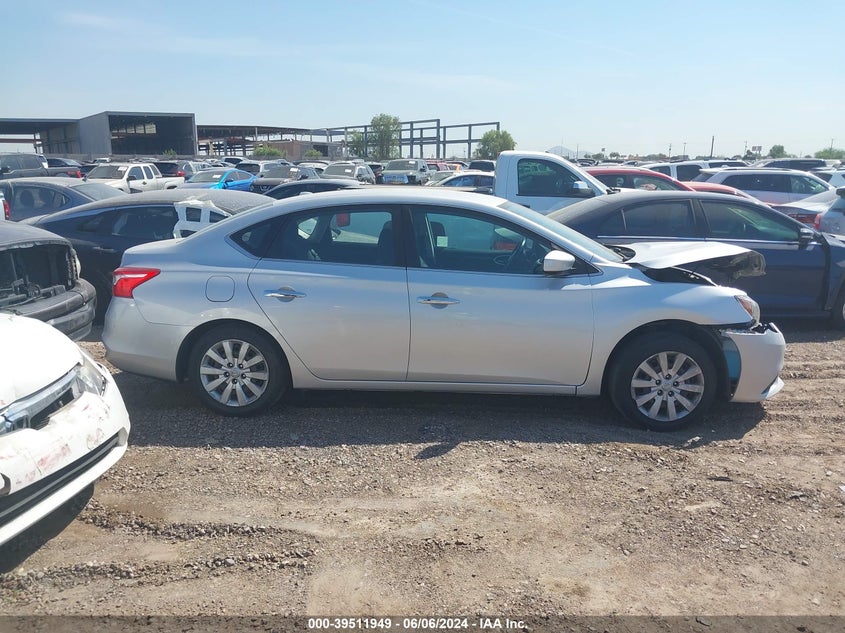 2017 Nissan Sentra Sv VIN: 3N1AB7AP8HL694117 Lot: 39511949