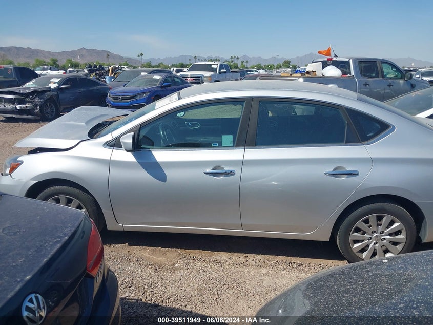 2017 Nissan Sentra Sv VIN: 3N1AB7AP8HL694117 Lot: 39511949