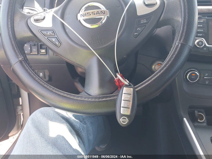 2017 Nissan Sentra Sv VIN: 3N1AB7AP8HL694117 Lot: 39511949