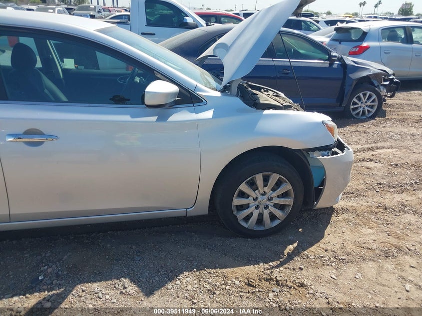 2017 Nissan Sentra Sv VIN: 3N1AB7AP8HL694117 Lot: 39511949