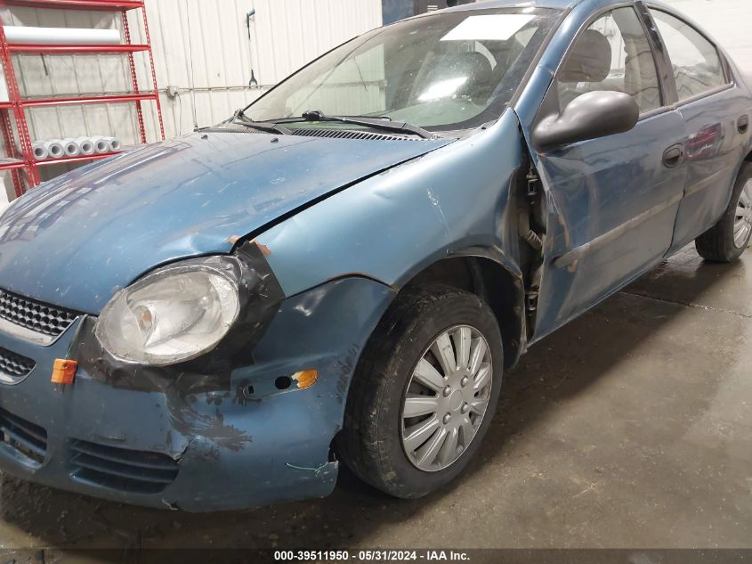 2003 Dodge Neon Se VIN: 1B3ES26C53D134286 Lot: 39511950