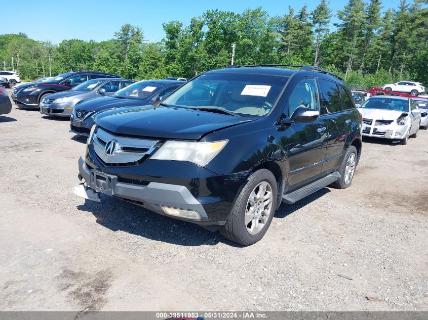 2007 Acura Mdx VIN: 2HNYD282X7H522482 Lot: 39511953